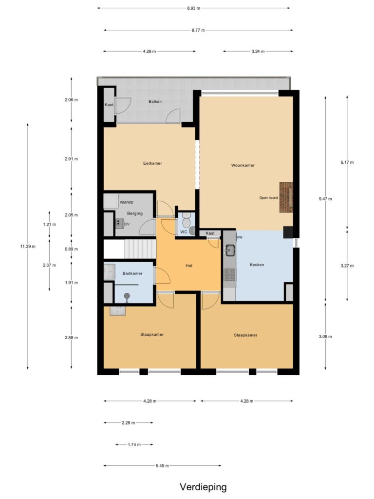 Gouda – Anna van Hensbeeksingel 277 – Plattegrond 2