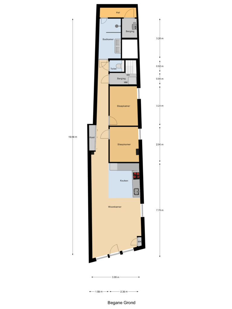 Gouda – Nieuwehaven 31 – Plattegrond 2