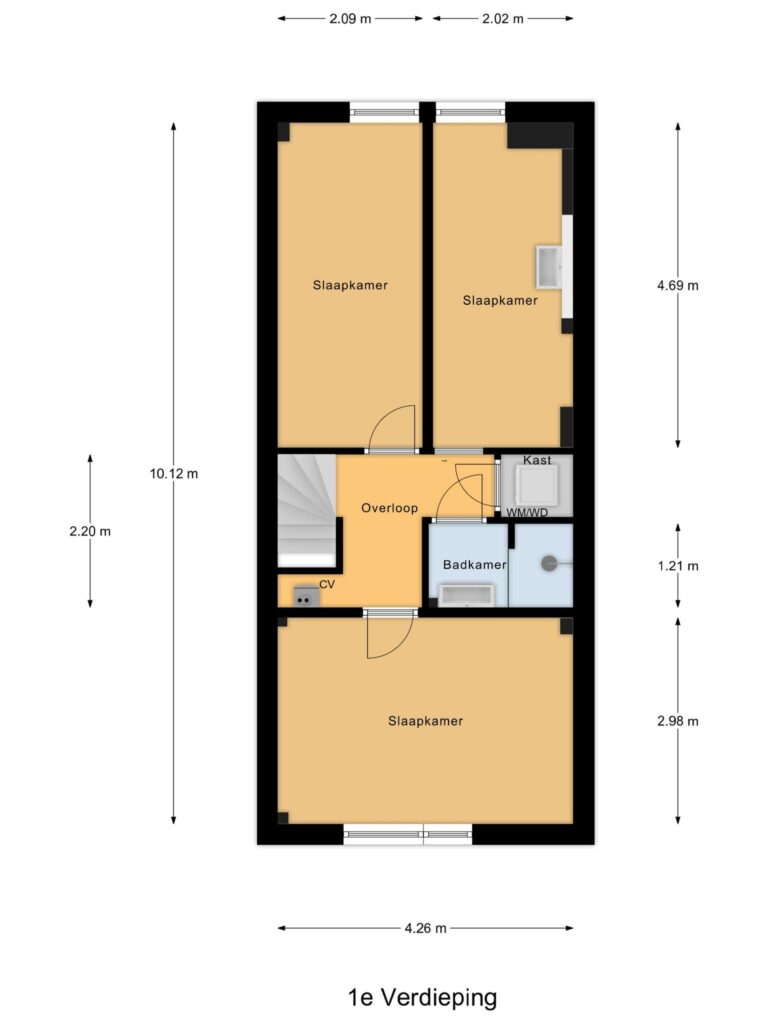 Gouda – Rijnenburg 15 – Plattegrond 4
