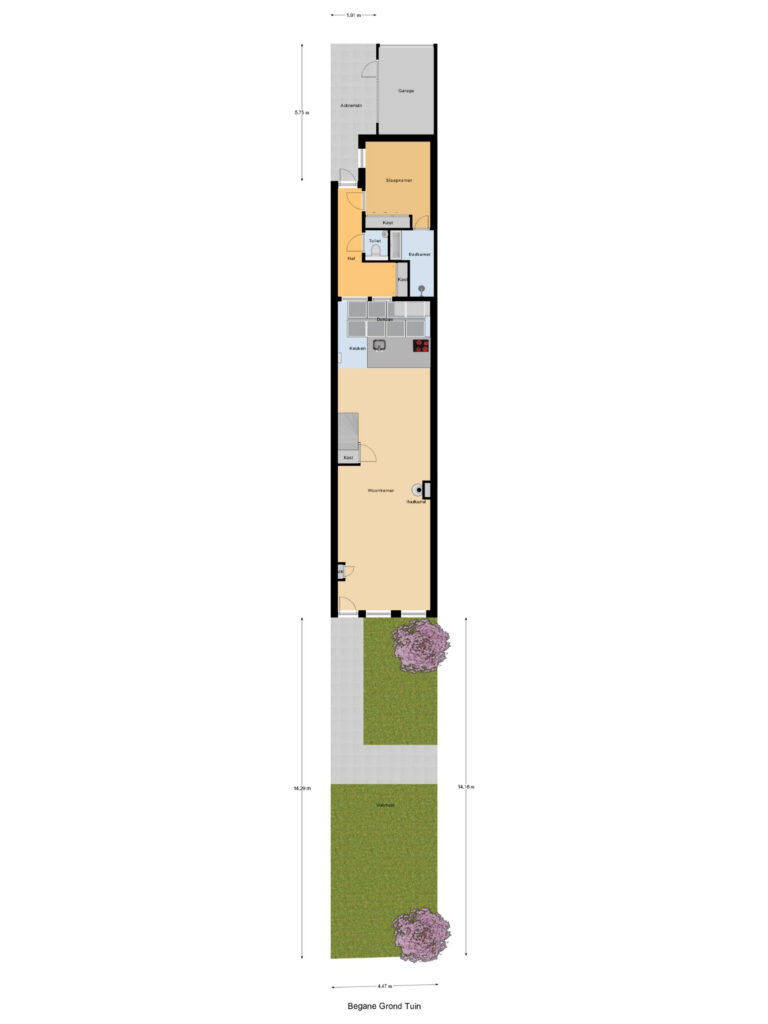 Gouda – Ridder van Catsweg 224 – Plattegrond 2