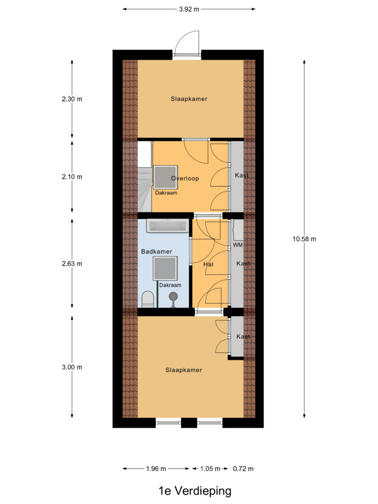 Gouda – Ridder van Catsweg 224 – Plattegrond 3