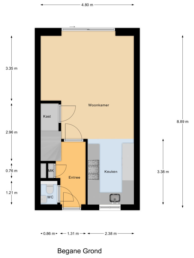 Waddinxveen – Poldermolen 3 – Plattegrond 3