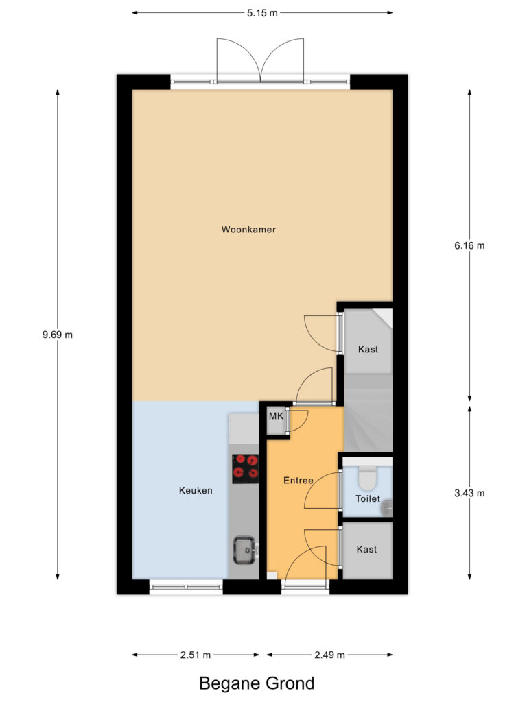 Gouda – Hooizolder 15 – Plattegrond 3