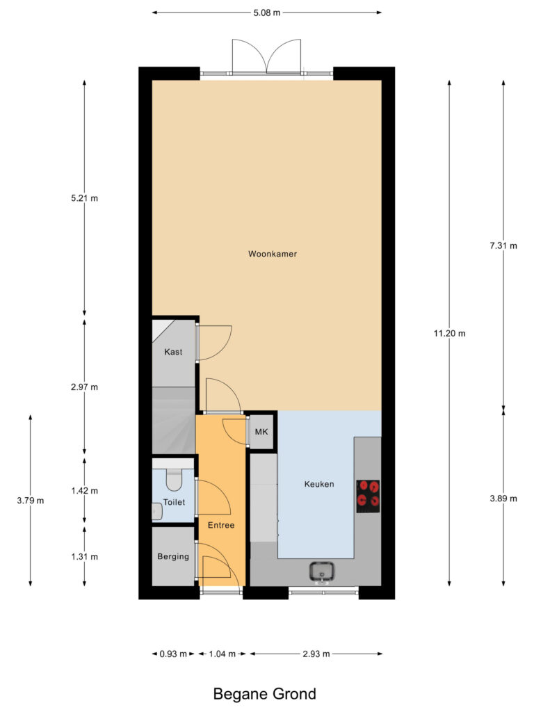 Reeuwijk – Visschouw 49 – Plattegrond 2