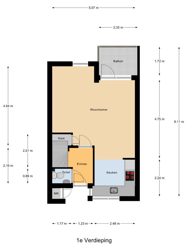 Gouda – Vredebest 11 – Plattegrond 2