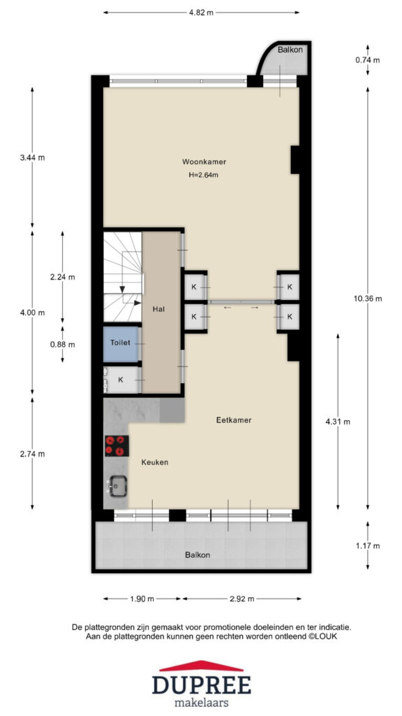 Rotterdam – Bergselaan 15A – Plattegrond 3