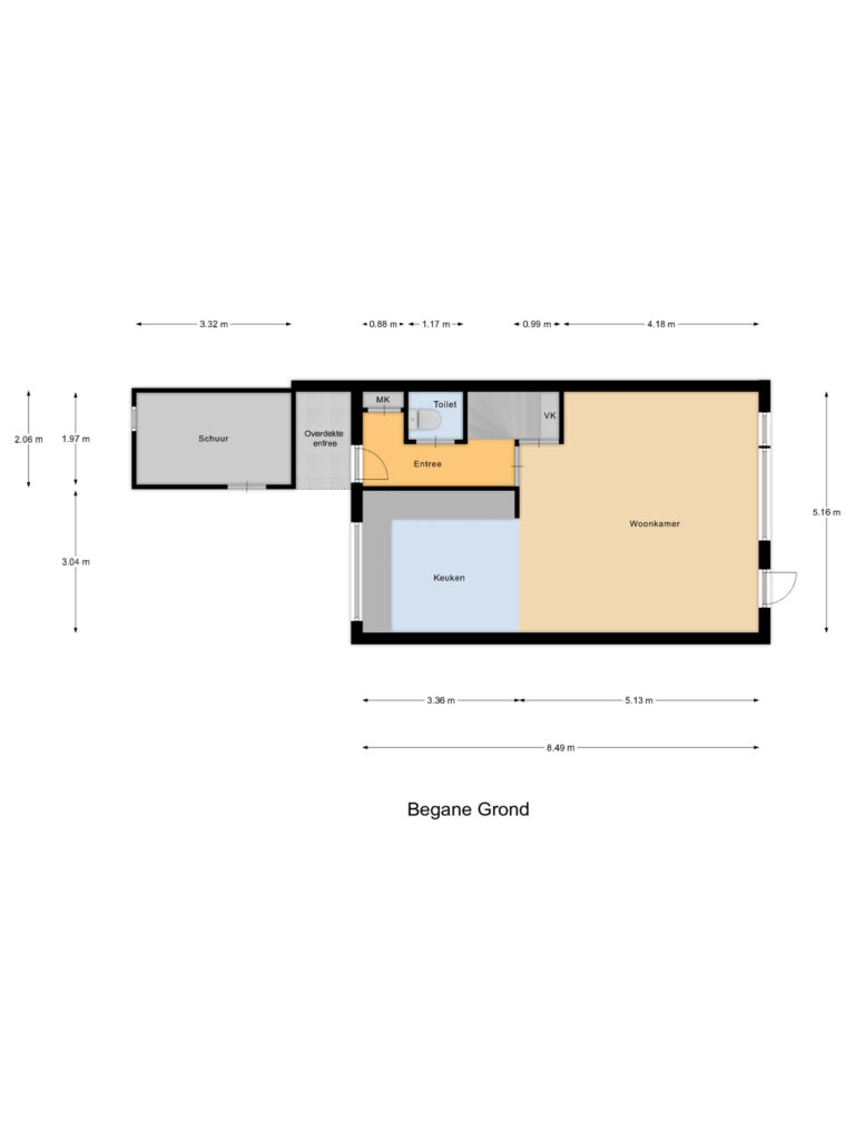 Reeuwijk – Bernadottestraat 21 – Plattegrond 3
