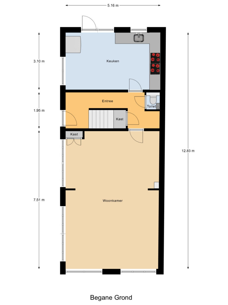 Gouda – Joubertstraat 184 – Plattegrond 4