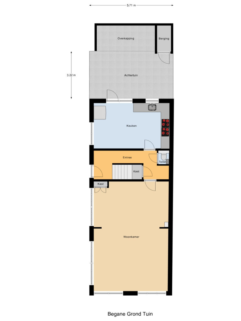 Gouda – Joubertstraat 184 – Plattegrond 2