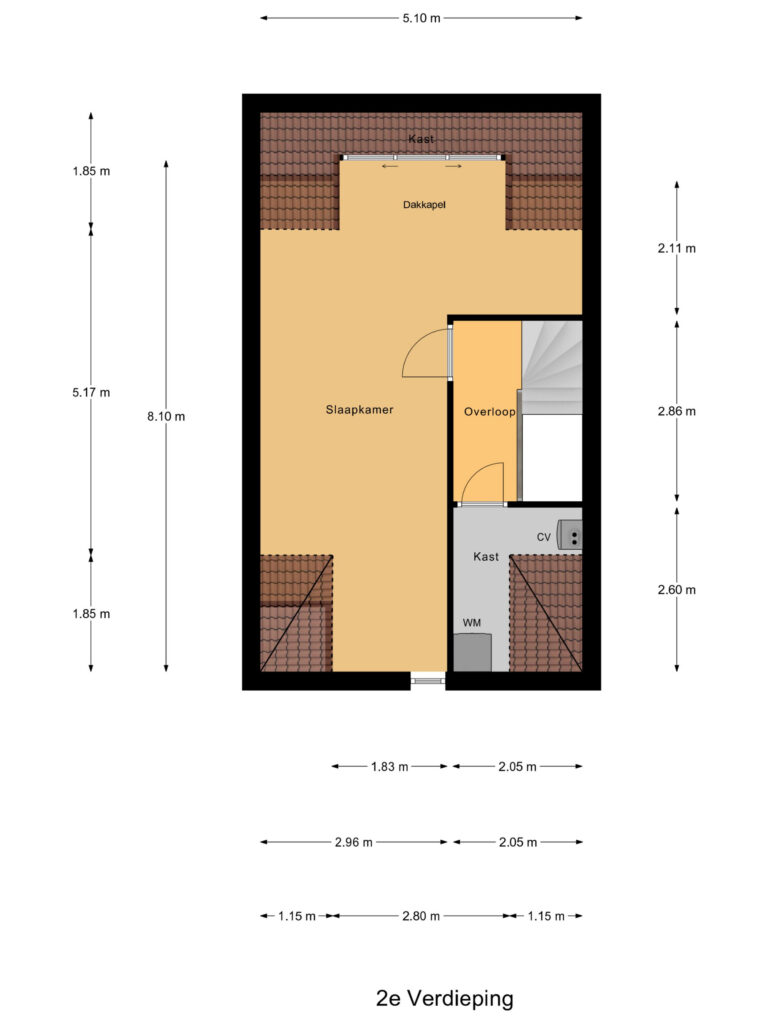 Gouda – Koningin Wilhelminaweg 190 – Plattegrond 3
