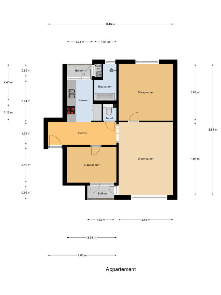 Gouda – Thorbeckelaan 73 – Plattegrond 2