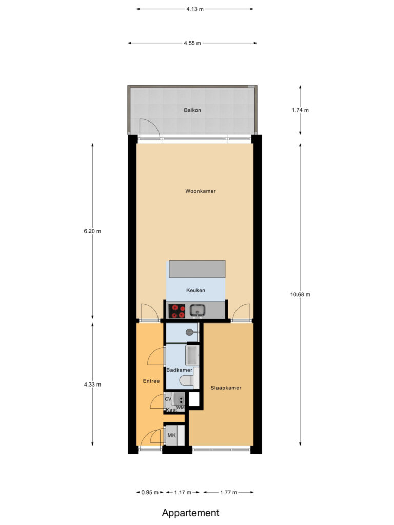 Gouda – Wilde Wingerdlaan 97 – Plattegrond 3