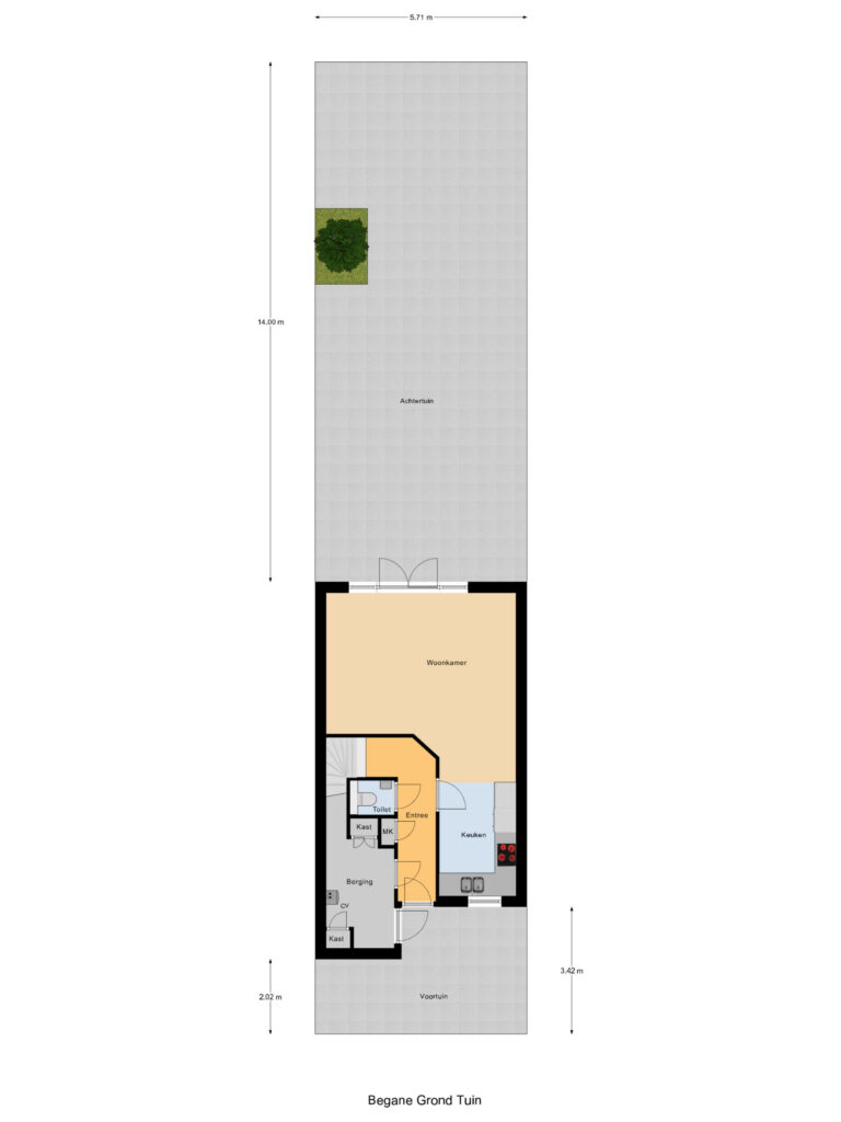Boskoop – Bellefleur 38 – Plattegrond 2