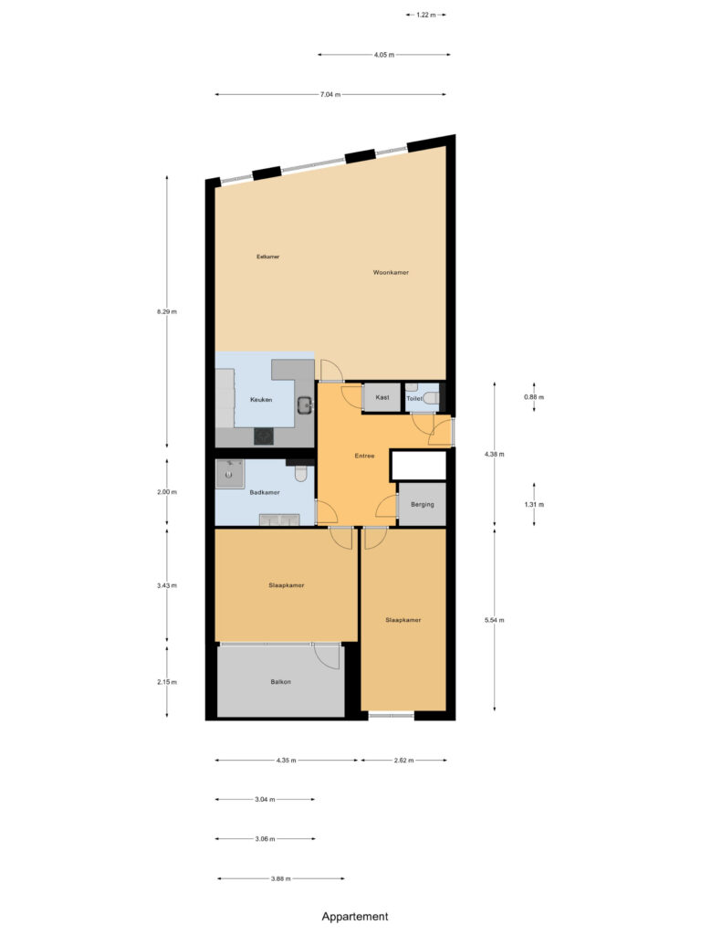 Gouda – Kattensingel 9a – Plattegrond