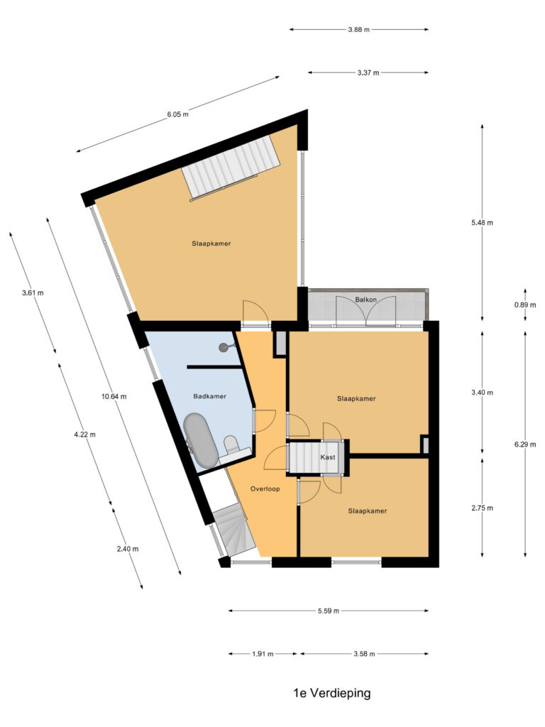 Gouda – Eerste kade 83 – Plattegrond 2