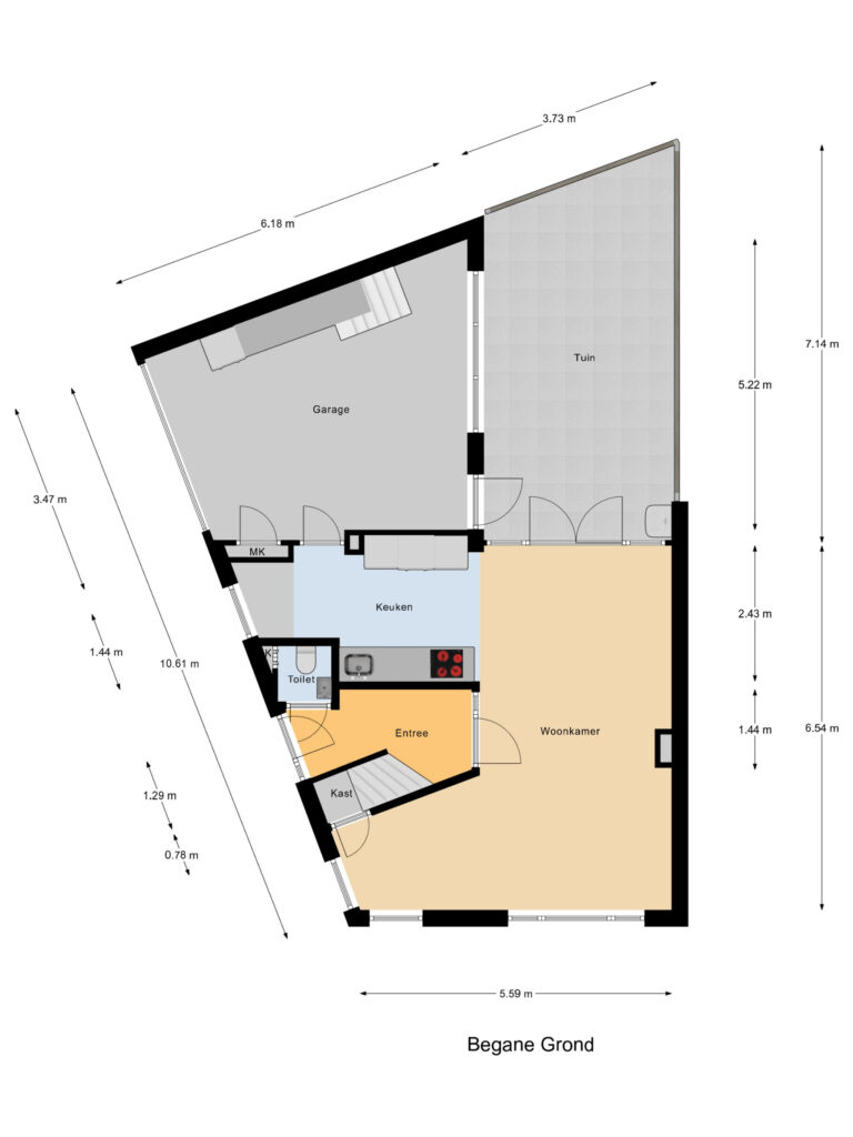 Gouda – Eerste kade 83 – Plattegrond
