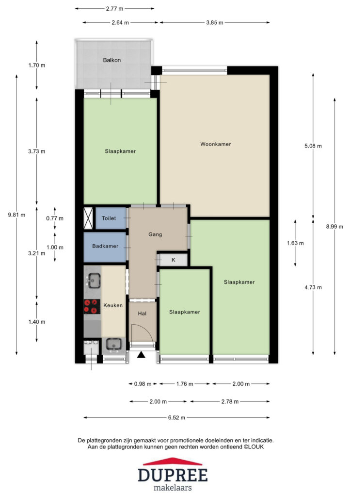 Rotterdam – Kortgenestraat 131 – Plattegrond 3