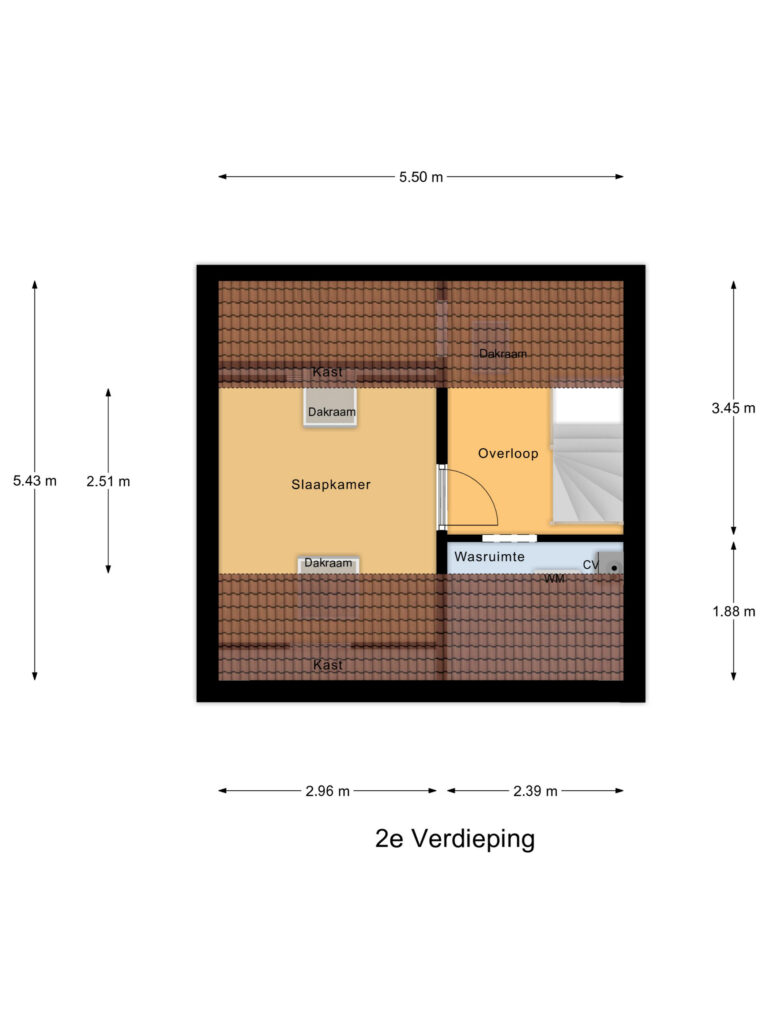 Gouda – Vijzelmolenerf 21 – Plattegrond 4