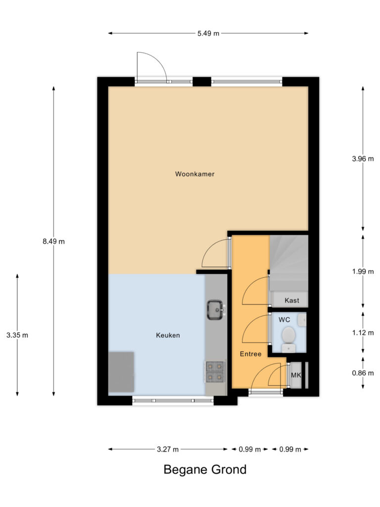 Gouda – Vijzelmolenerf 21 – Plattegrond 3