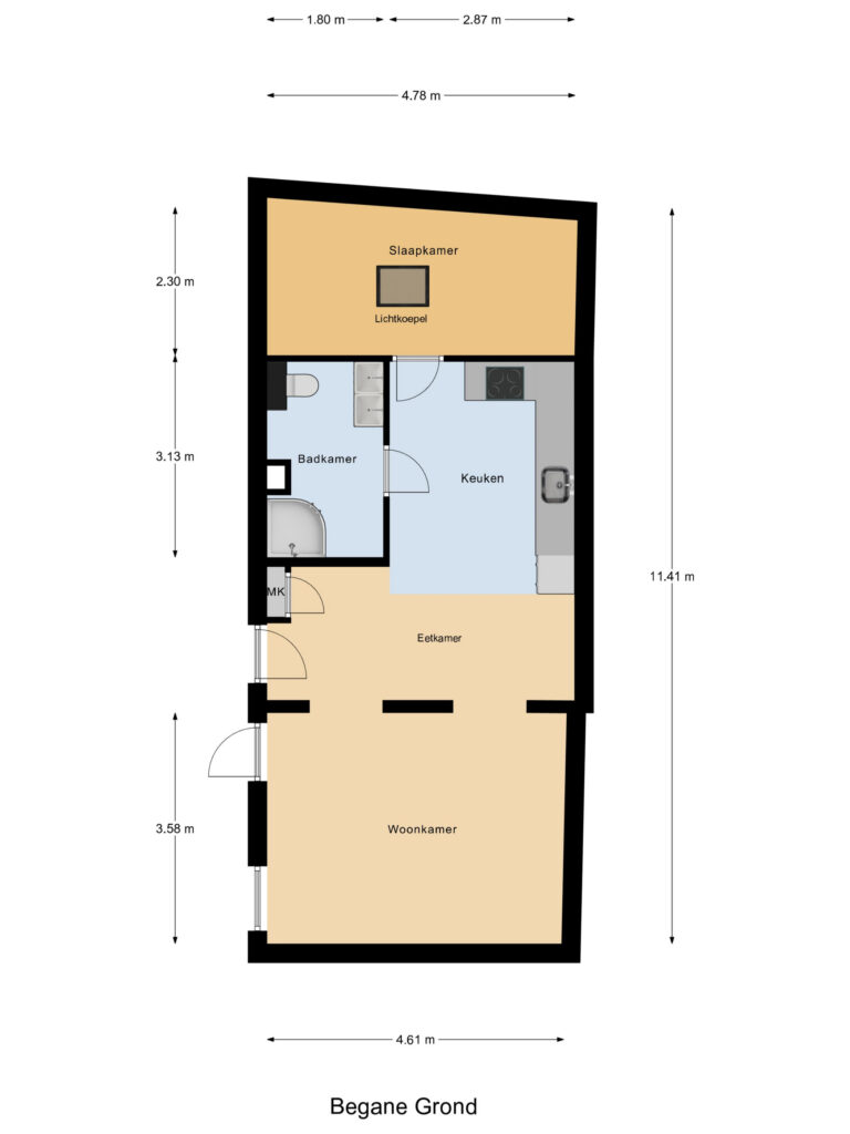 Gouda – Peperstraat 16-6 – Plattegrond 2