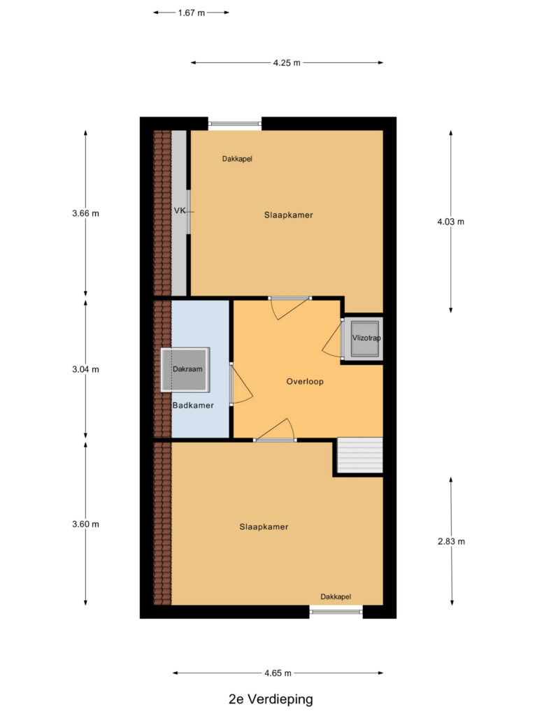 Waddinxveen – Kanaalstraat 6 – Plattegrond 4