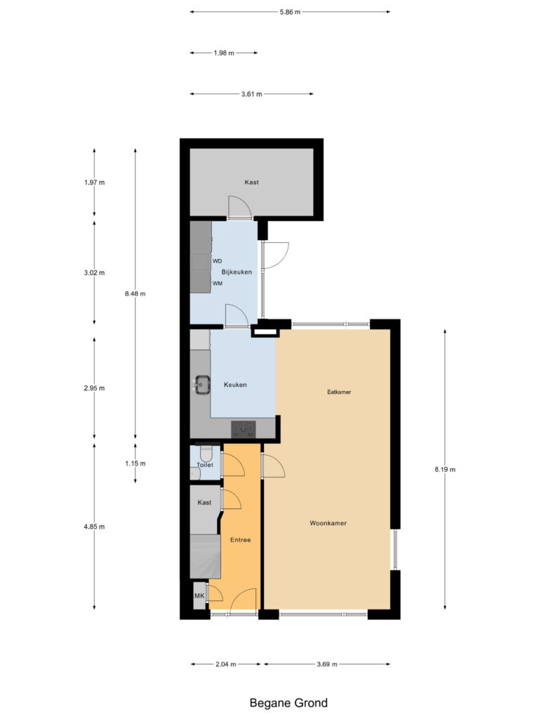Waddinxveen – Noordeinde 67 – Plattegrond 3