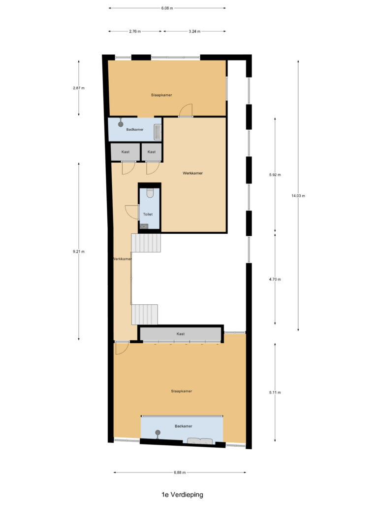 Gouda – Peperstraat 128 – Plattegrond 4