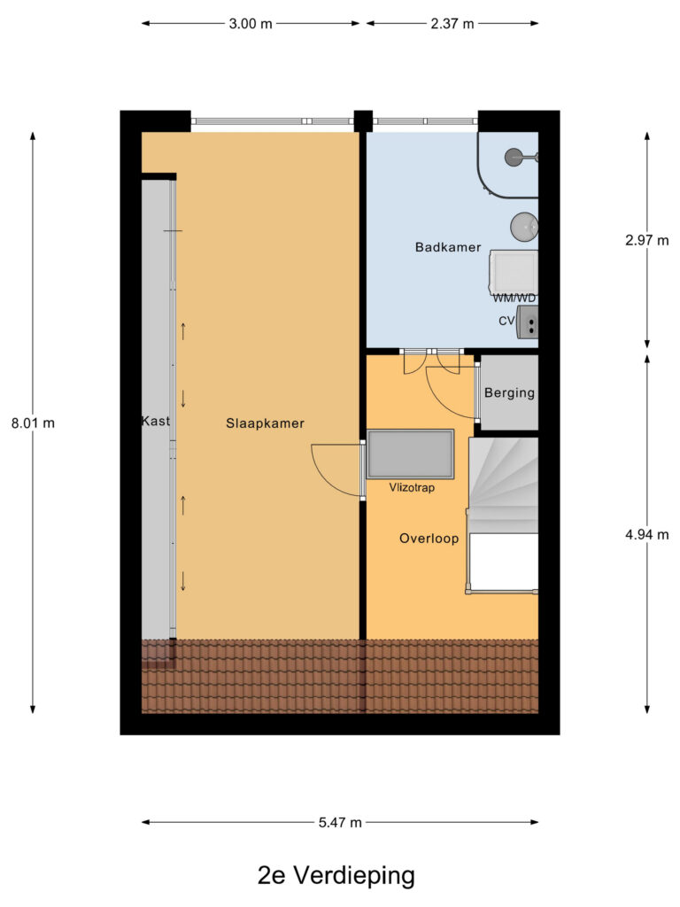 Gouda – Drossaardslag 104 – Plattegrond 3