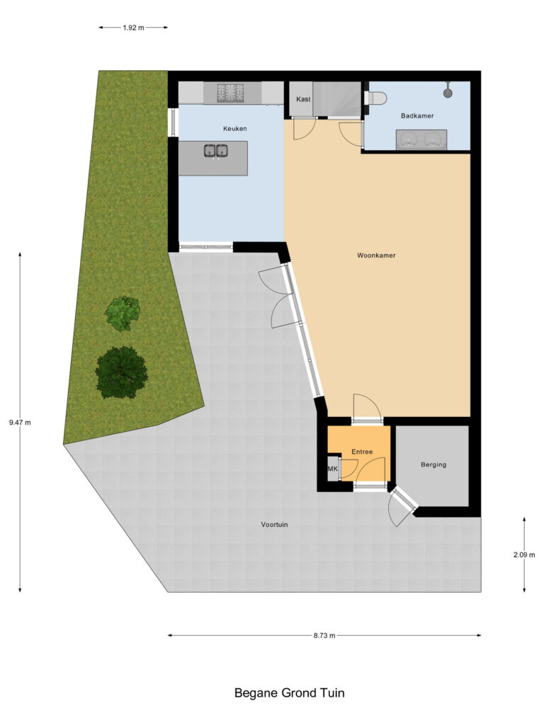 Gouda – Clementpolderstraat 1 – Plattegrond 2