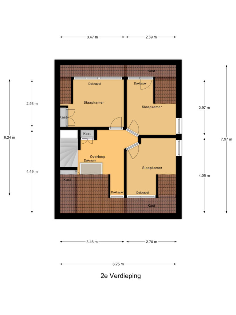 Gouda – Karel Lotsystraat 20 – Plattegrond 4