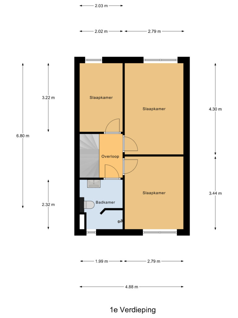 Gouda – Poldermeesterslag 68 – Plattegrond 2