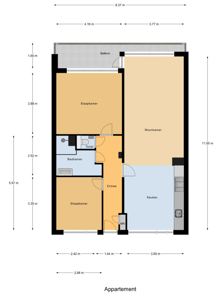 Gouda – Marathonlaan 97 – Plattegrond 2