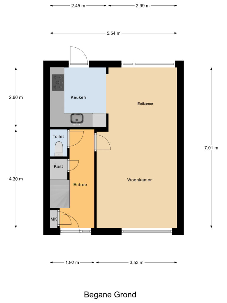 Reeuwijk – De Jongstraat 6 – Plattegrond 4