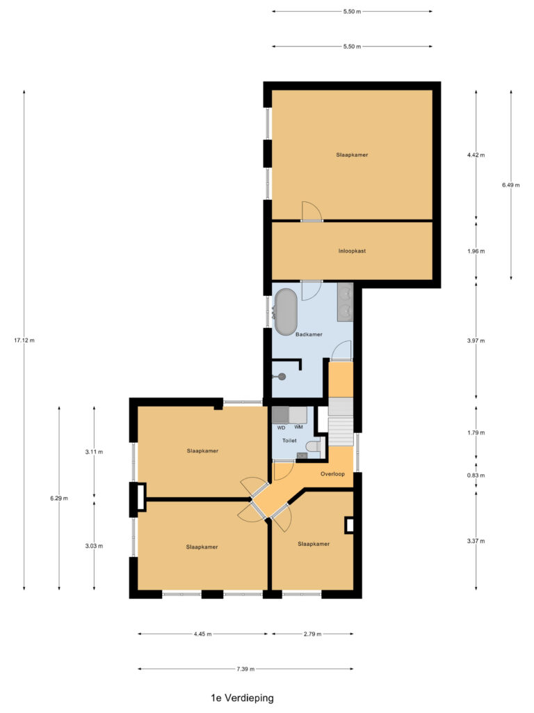 Waddinxveen – Zuidkade 229 – Plattegrond 3