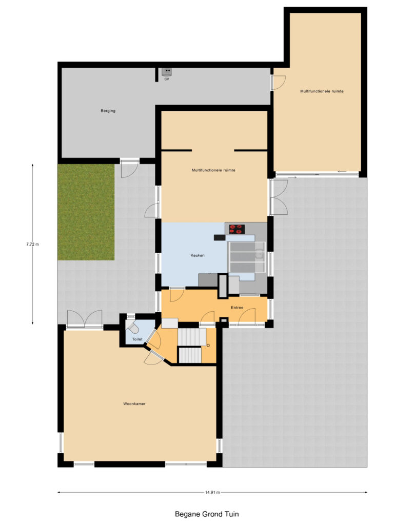 Waddinxveen – Zuidkade 229 – Plattegrond 2