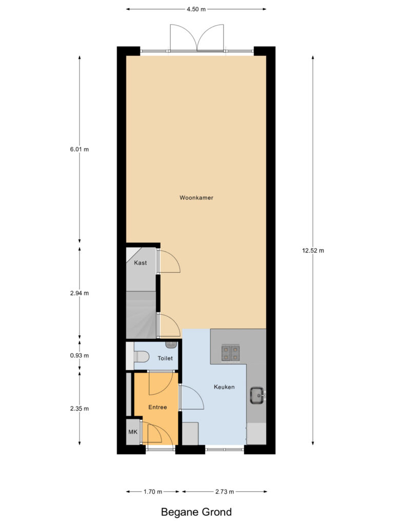 Waddinxveen – Zonnebaars 55 – Plattegrond 2