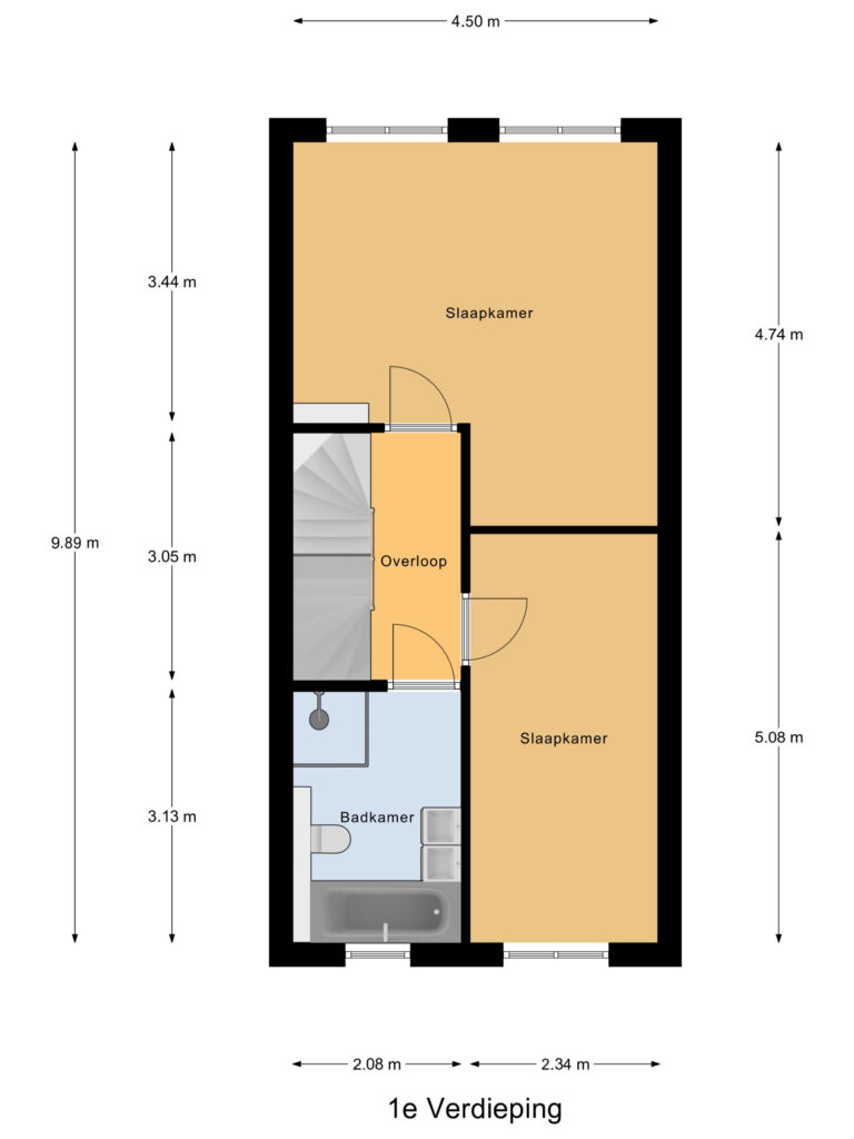 Waddinxveen – Zonnebaars 55 – Plattegrond 4