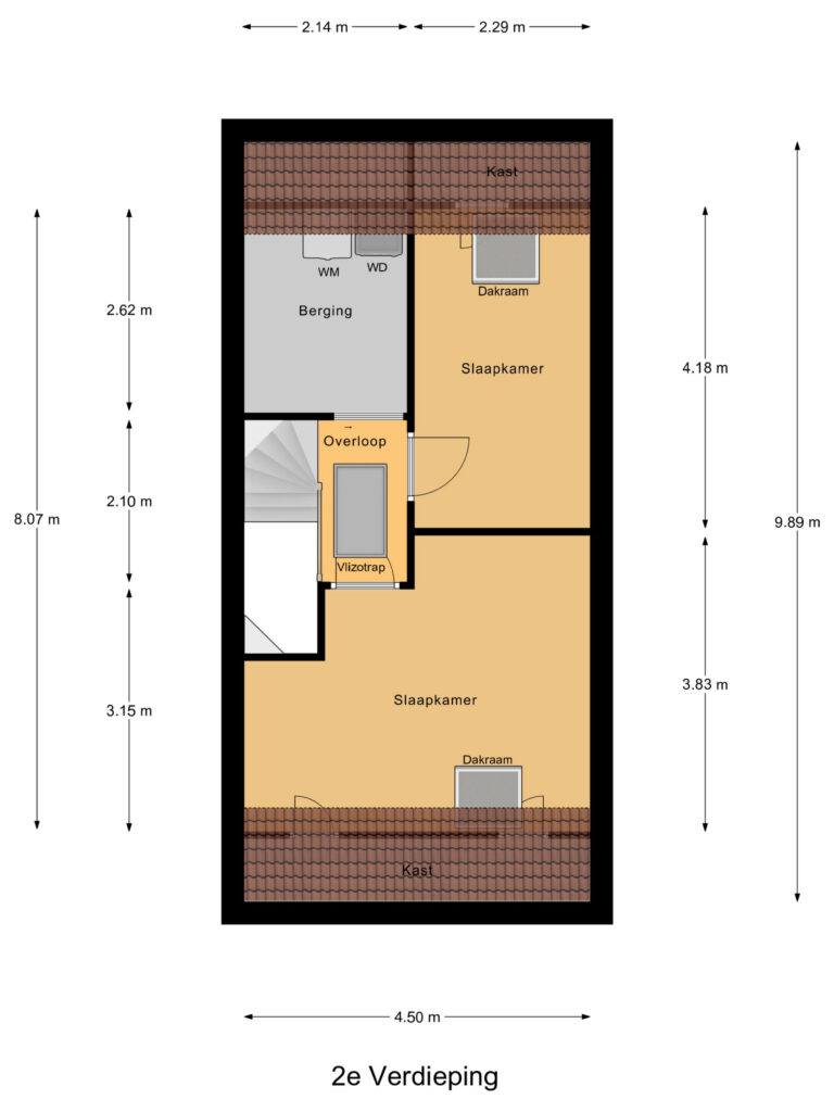 Waddinxveen – Zonnebaars 55 – Plattegrond 6