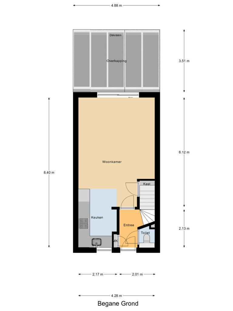 Alphen aan den Rijn – Aalhorst 66 – Plattegrond 2